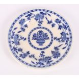 A Minton "Delft" pattern part dinner service and a collection of other blue and white transfer