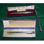 Two Yard-o-Led propelling pencils, in original boxes, and a silver cased propelling pencil