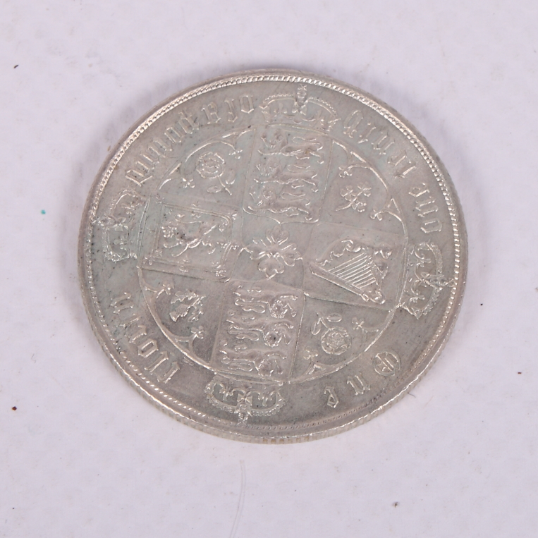 An 1887 Gothic florin