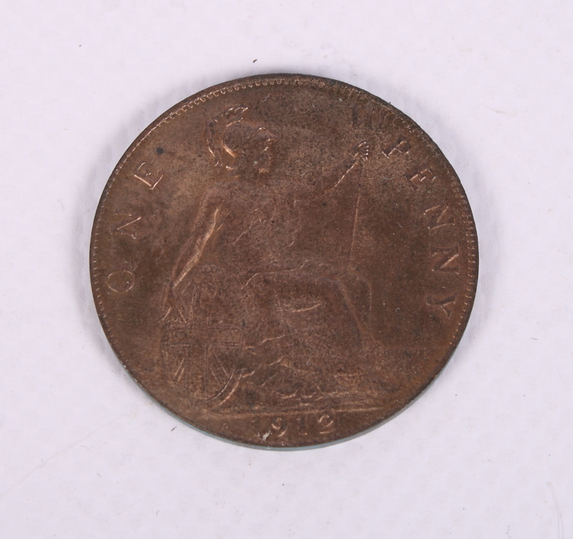 A 1912 Heaton Mint copper penny