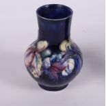 A Moorcroft slipper orchid vase, 4 1/2" high