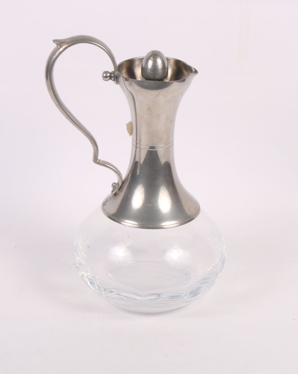 A late 19th Century cut glass sherry decanter, three other decanters and other items of glass
