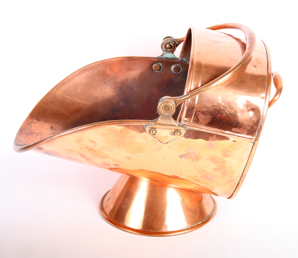 A Victorian copper coal shute