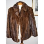 A "mink" short fur jacket