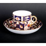 Seven Royal Crown Derby pattern 2451 tea and coffee cups, six saucers and three side plates (two