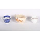 A collection of Wedgwood tea cups, saucers and plates, a similar cup, a collection of late 19th