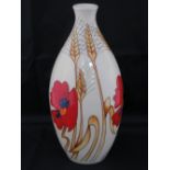 A large Moorcroft ovoid vase with Harvest Poppy design, 25cm high.