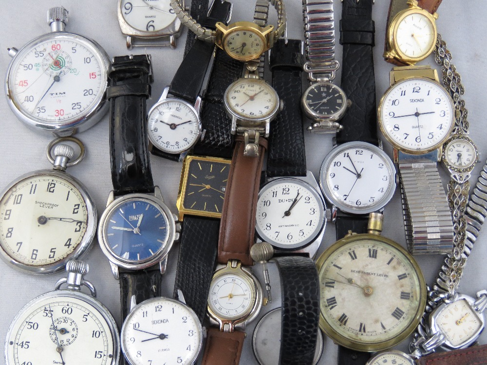 A quantity of ladies' fob and wrist watches; including watches by Sekonda,