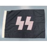 An SS copy flag, 124 x 82cm