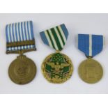 Three US Air Force medals