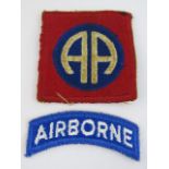 Two US Airborne patches