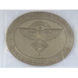 A WWII German NSFK door plaque