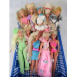 Ten assorted Barbie dolls, various c1980s and 1990s.