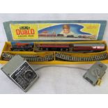 A vintage Hornby Dublo train set with a