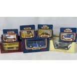 Five Matchbox die-cast models of a Range