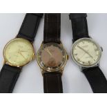 Three vintage watches; a boxed Valex, 17