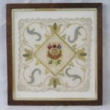 A WWI South Wales Regiment embroidery, 2