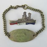 WWII Royal Navy sweetheart brooch; a goo