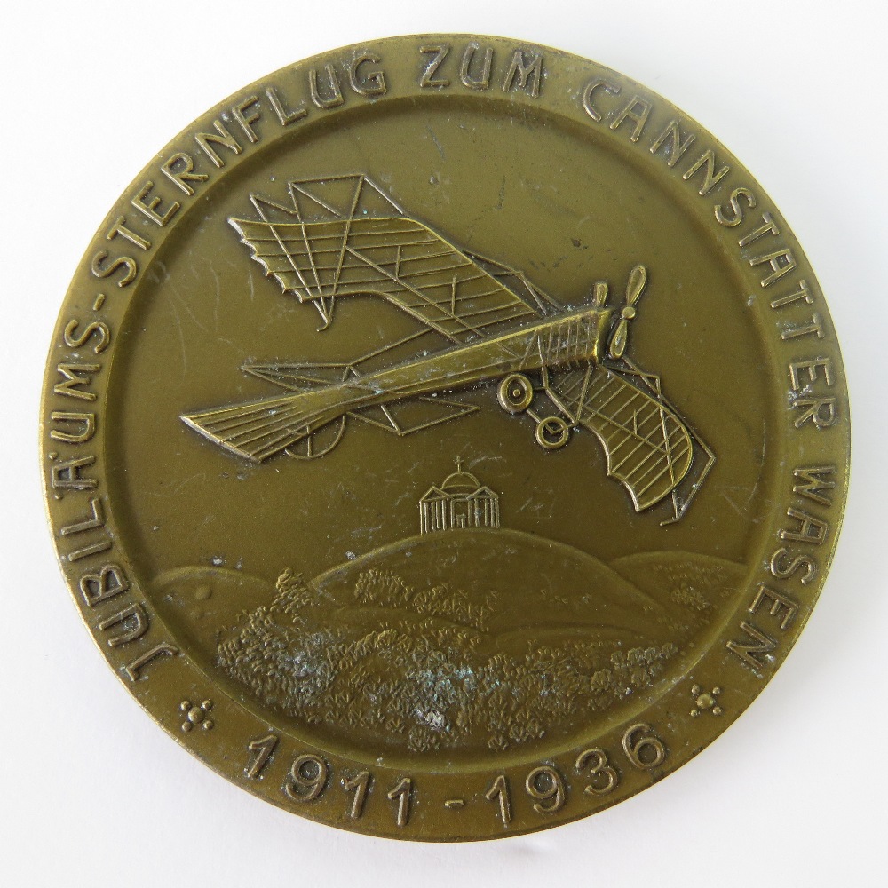 A German Pilot's medallion "1911-1936" w