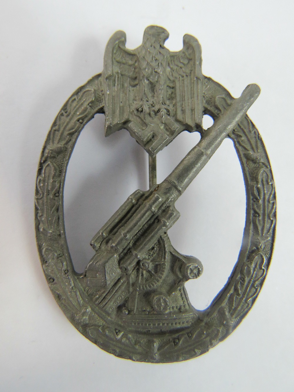 A WW2 Nazi Army flak badge; no markings