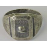 A WW2 Nazi 1938-40 West Wall ring.