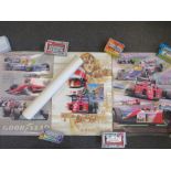 Four late 20th century F1 posters includ