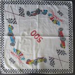 Indianapolis '500' race souvenier scarf.