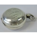 A Victorian silver sovereign case of ova