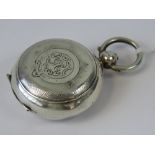 A Victorian silver sovereign case of ovo