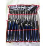 A 28 piece punch and chisel set