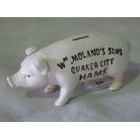 A William Molands Quaker City pig money