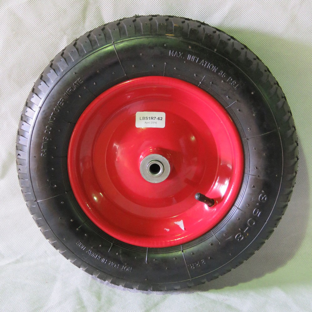 15" pneumatic barrow wheel, 13mm bore.