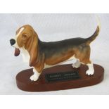 A Beswick Connoisseur figure of a Basset