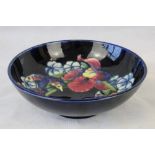 A Walter Moorcroft large bowl with Orchi