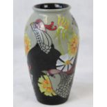 A Moorcroft vase with Courting Birds des