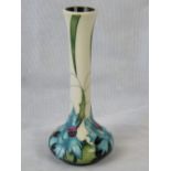 A Moorcroft vase with Sea Holly design b