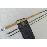 A 16' Hardy Graphite three piece Salmon Fly rod.