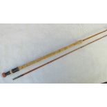 A Split-Cane two-sectional 10 foot Mark IV rod by B.