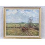 Lionel Edwards (British 1878-1966) signed print of hunting scene; signed in pencil lower right;