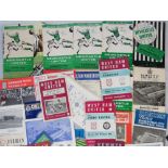 A collection of vintage and retro 1960s-1870s football programmes including nine West Ham and eight