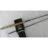 A Daiwa Whisker, Number 7-9, 10' 6" Trout Fly rod.