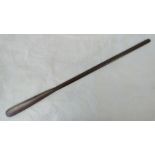 An African rosewood long shoe horn measu