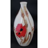 A Moorcroft vase with Harvest Poppy desi