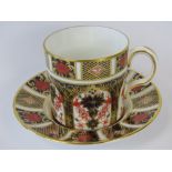 A Royal Crown Derby old Imari pattern coffee can and saucer, no. 1128.