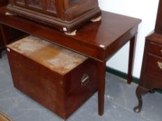 A 19th.c.mahogany serving table