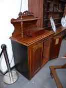 An early 19th Century mahogany campaign cabinet by Ross and Co