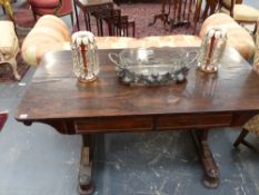 A Wm.IV.rosewood library table