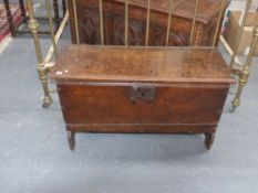 A 17th.C. Oak plank coffer