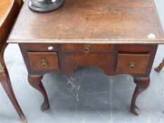 An 18th.c.oak lowboy