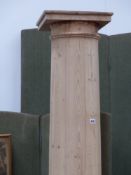 A pair of Victorian pine architectural columns